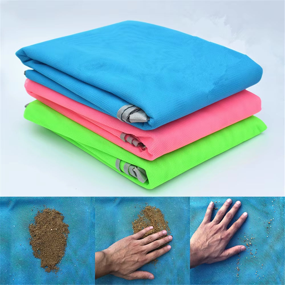 2M 1.5M Magic Sand Free Beach Mat Camping Outdoor Picnic Large Mattress Waterproof Bag Mat
