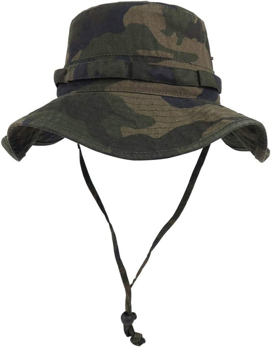 Bucket Hat Wide Brim UV Protection Sun Hat Boonie Hats Fishing Hiking Safari Outdoor Hats for Men and Women